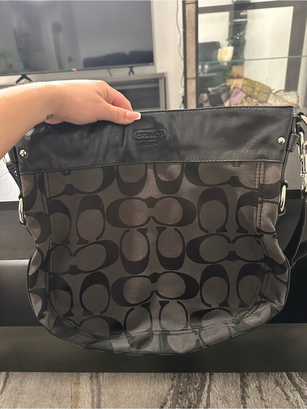 Coach Zoe hobo shoulder bag